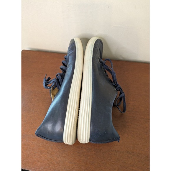 Cole Haan Men\'s Shoes Size 11.5 Blue Leather Lace-up Casual Shoes. main image 5